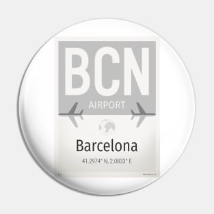 BCN airport Pin