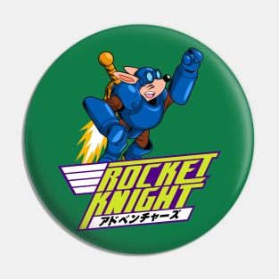 Rocket Knight's Laser Blast Ride Pin