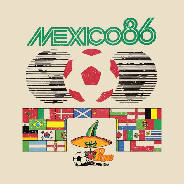 Mexico 86 World Cup by TerraceTees