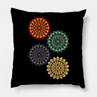 House Pride Floral Mandalas Pillow