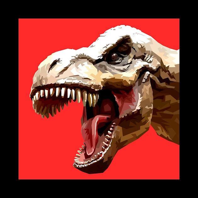 Red T-Rex by osfe