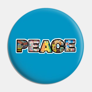 PEACE Sticker - Back Pin