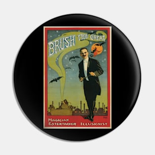 Vintage Magic Poster Art, Brush the Great Pin