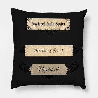 Antique Potion Bottle sticker pack, 3 pieces Pillow