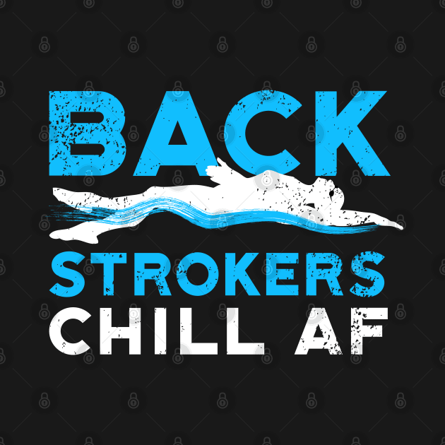Backstroke Swimmer Chill AF by atomguy