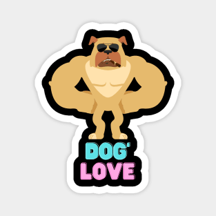 Love dog Magnet