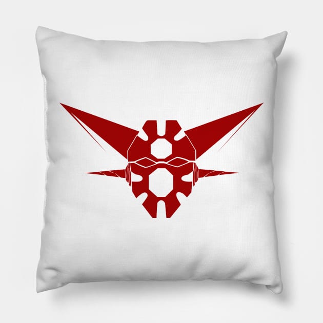 Shin Getter Robo Red Pillow by belyanka