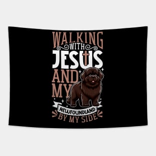 Jesus and dog - Newfoundland Tapestry