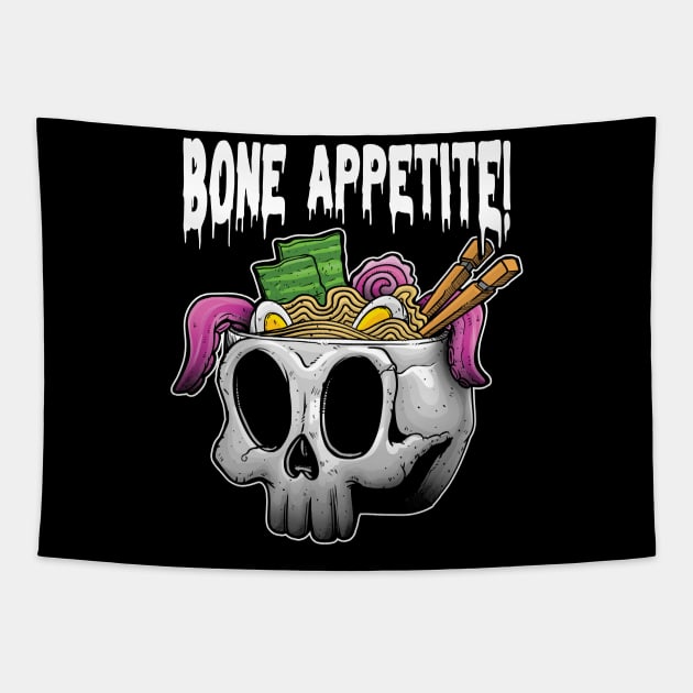 Bone Appetite! Tapestry by Tabryant