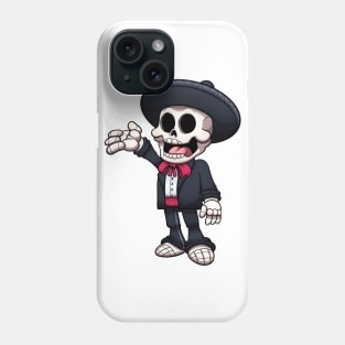 Mariachi Skeleton Kid Phone Case