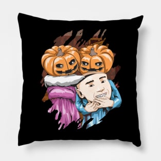 Halloween Pumpkins Carving Human Pillow