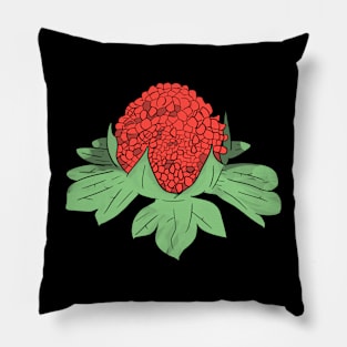 Strawberry plant Pillow