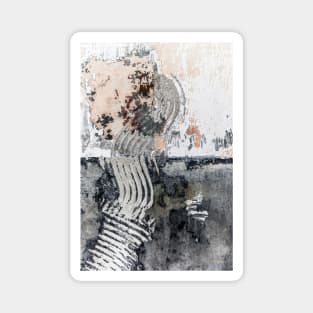 Abstract Industrial Painted Texture Magnet