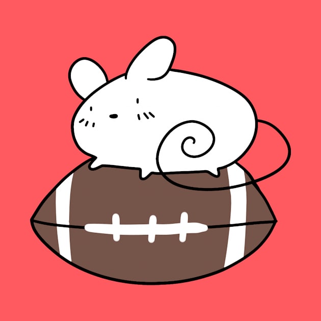 White Mouse and Football by saradaboru