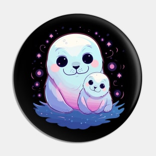 Harp Seal Fathers Day Pin