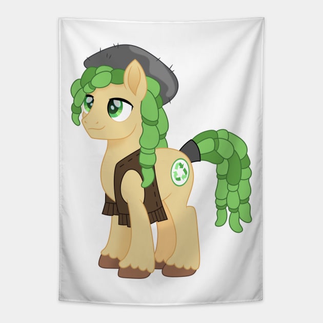 Sandalwood pony Tapestry by CloudyGlow