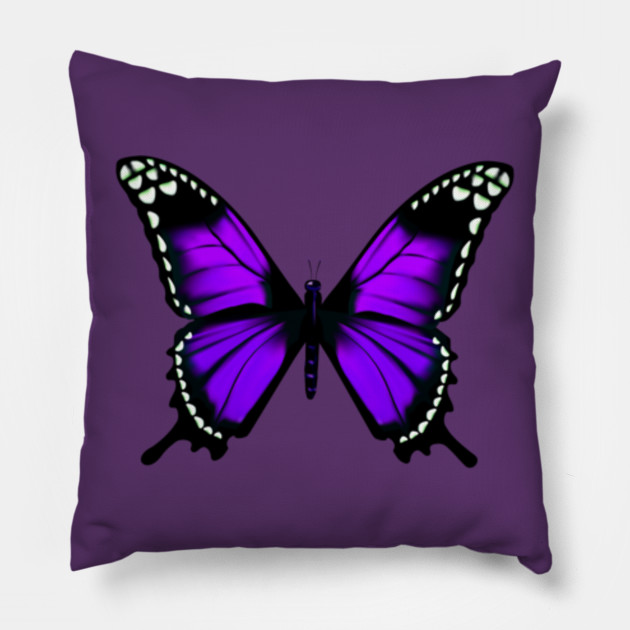 Purple Butterfly - Butterfly - Pillow 