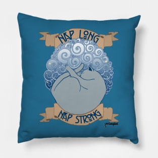 Nap Long, Nap Strong Cat Shirt Pillow