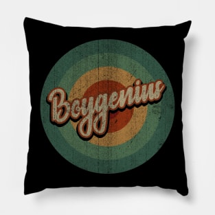 Circle Retro Vintage Boygenius Pillow