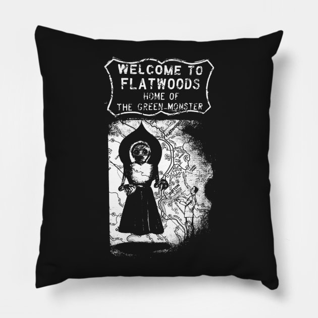 Braxton County Monster #4 Pillow by AWSchmit