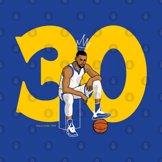 King Stephen Curry 30 NBA by Nifty Studio