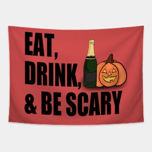 Eat, Drink & Be Scary Tapestry