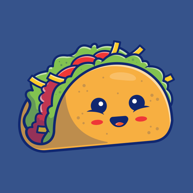 Cute Taco Cartoon by Catalyst Labs