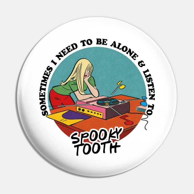 Spooky Tooth / 60s Rock Obsessive Fan Gift Pin by DankFutura