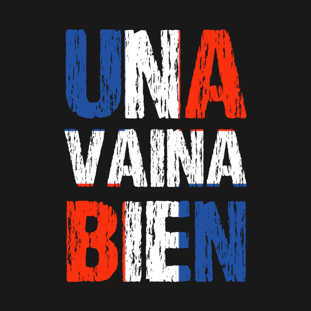 Una Vaina Bien Dominican Republic Flag by Nirvanibex