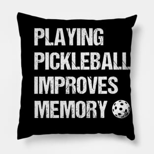 Playing Pickleball Improves Memory,Racquetbal Players Dink Pillow