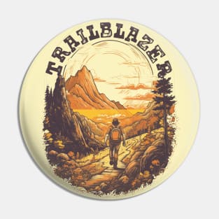 Trailblaze Your Way Through Nature - Hiking and Camping Pin