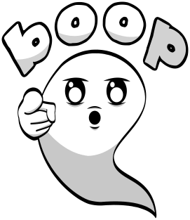 Halloween Ghost Boop Magnet