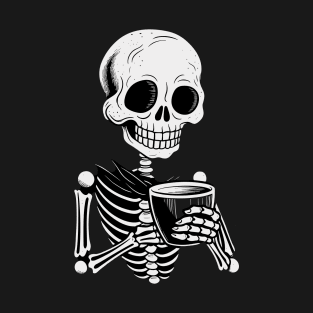 Skeleton coffee T-Shirt