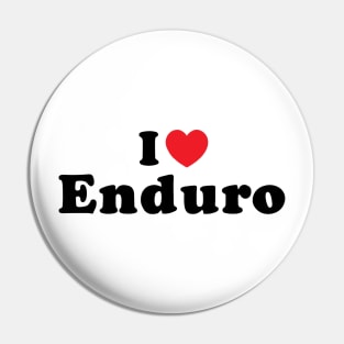 I Heart Enduro Pin