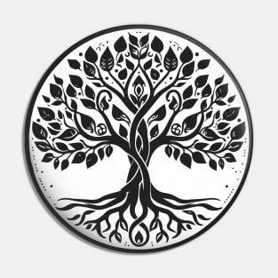 Yoga Tree of Life Pin