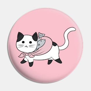 Kitty goes on a walk Pin