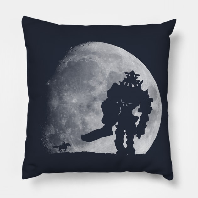 Colossus in Moon Pillow by Taki93