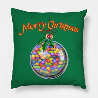 Jelly Bean Christmas Pillow