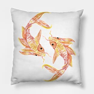 Golden fish Pillow