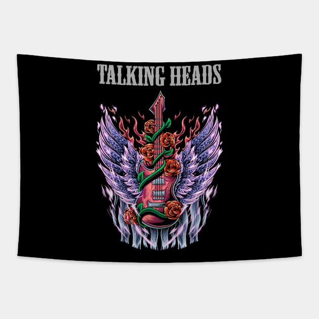 TALKING HEADS BAND Tapestry by kuzza.co