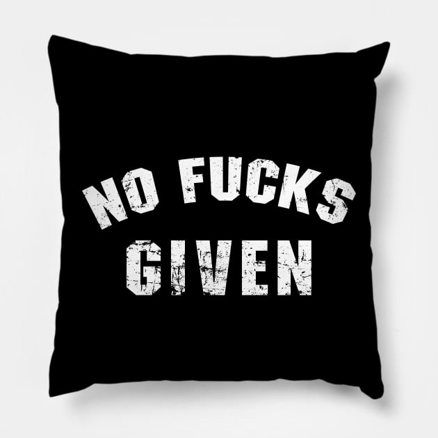 No Fucks Given Pillow by Ayana's arts