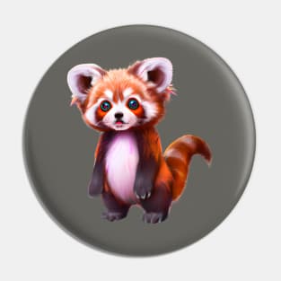 Adorable Red Panda Pin