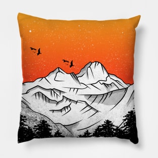 Rila Mountains Bulgaria Pillow