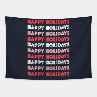 Happy Holidays (Arctic) Tapestry