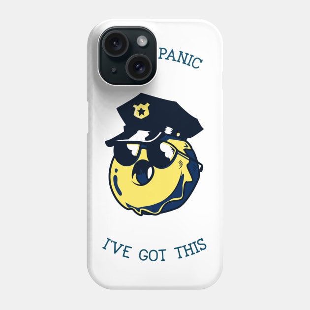 Don't Panic I've got This Police Officer Phone Case by marko.vucilovski@gmail.com
