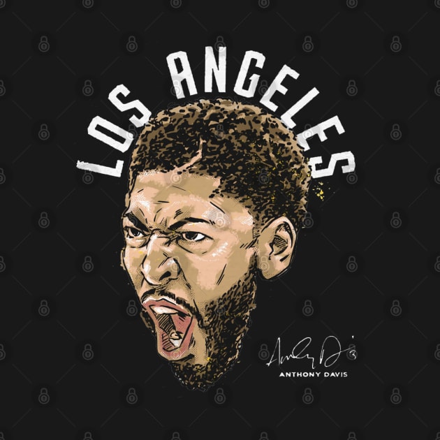 Anthony Davis Los Angels L Portrait City Arc by MASTER_SHAOLIN