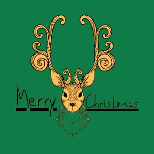 Merry Christmas - Santa Reindeer T-Shirt