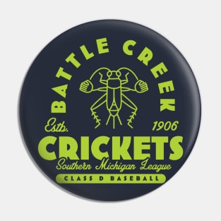 Battle Creek Crickets Pin