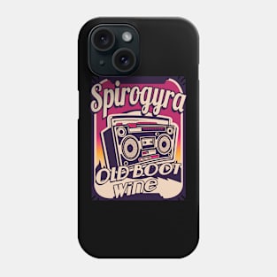 Spirogyra old boot wine Phone Case