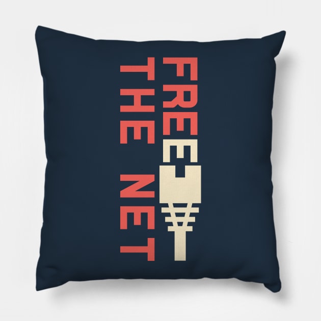 Free the Net Pillow by Electrovista